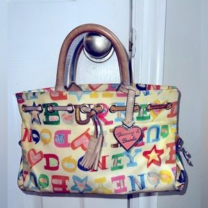 Dooney & Bourke Crayon Lettering Purse.